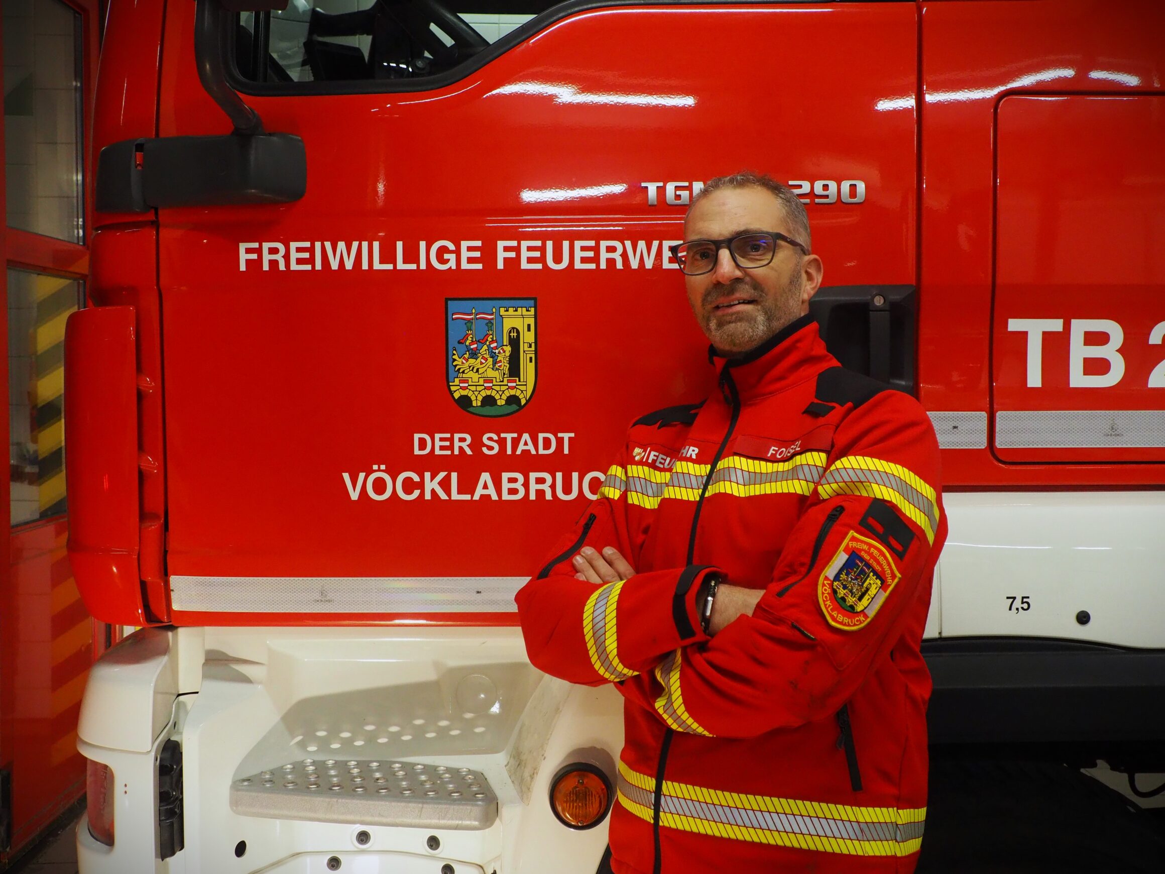 HLM Mathias Foisel Kommandant Stv. Höhenrettungsgruppe
