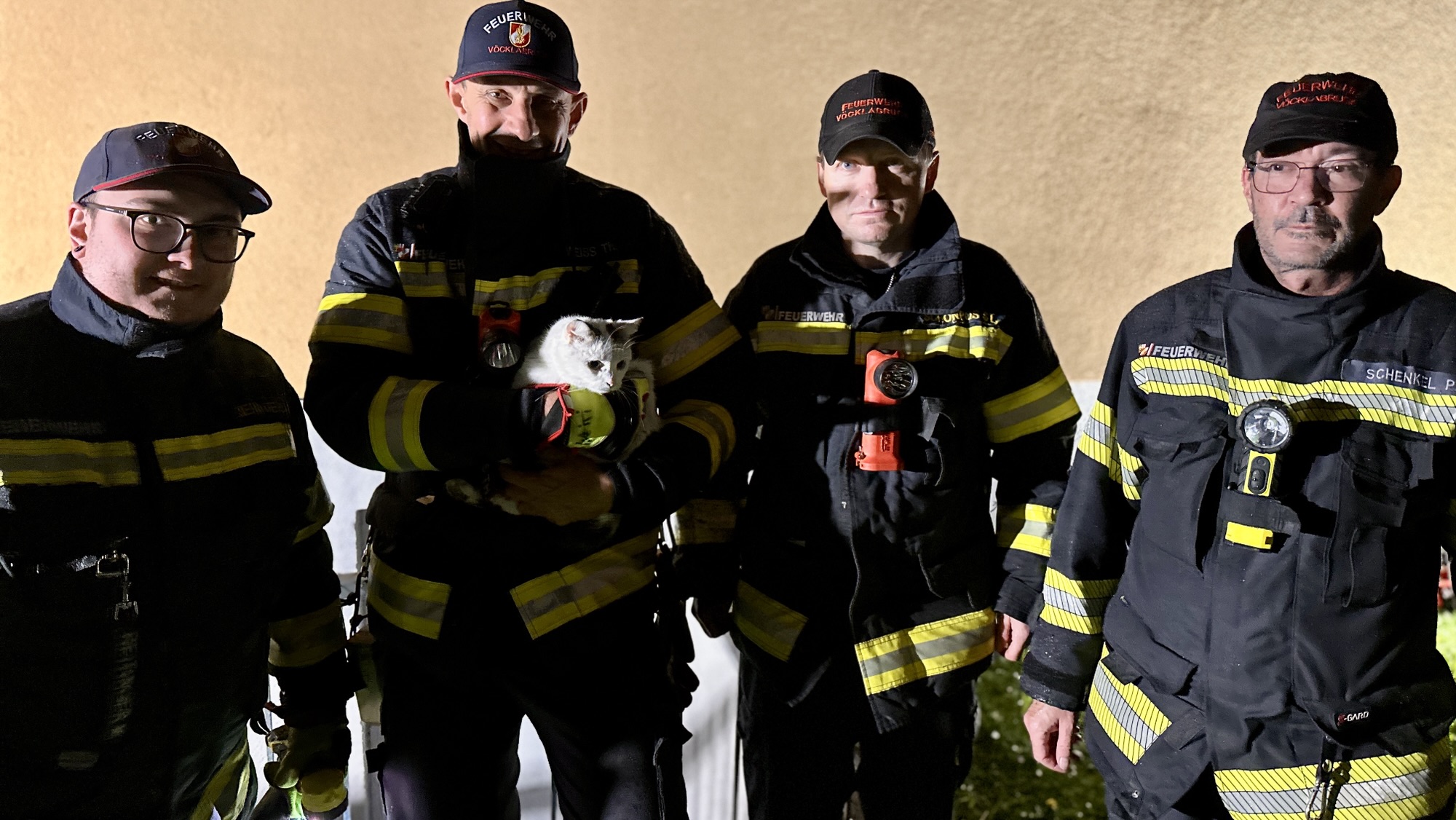 Nächtliche Katzenrettung in Vöcklabruck
