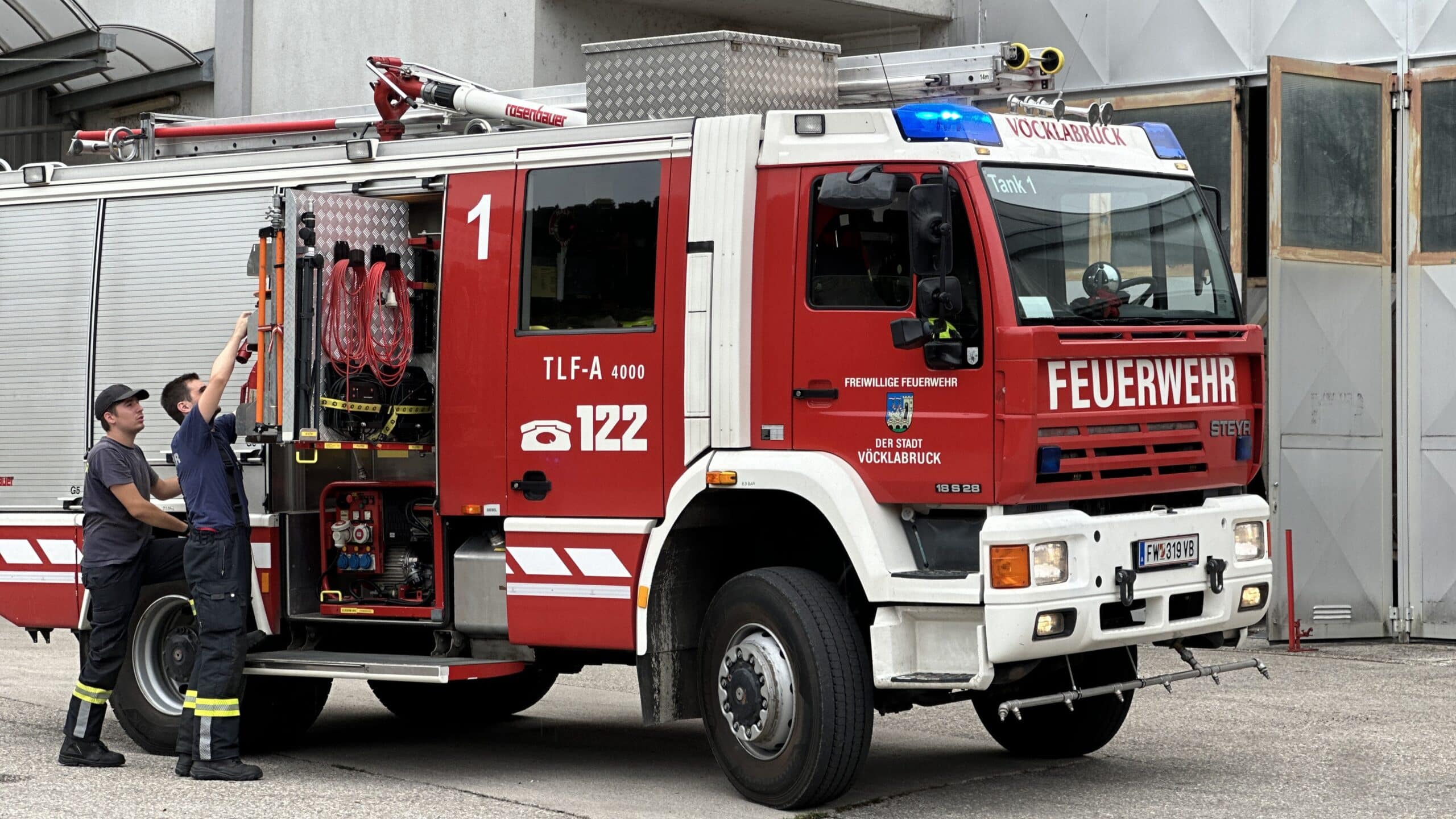 Brandmeldealarm Dienstleistungsunternehmen