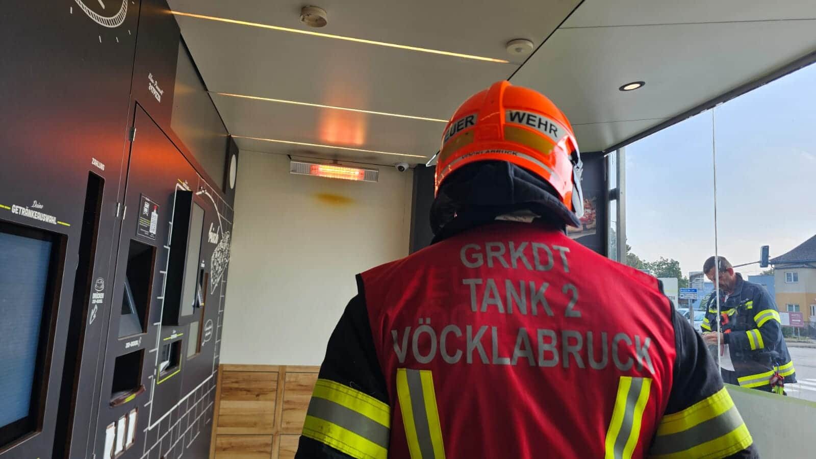 Brandverdacht beim Selbstbedienungsimbiss